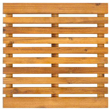 Paige Modern Classic Acacia Wood Slat Mat